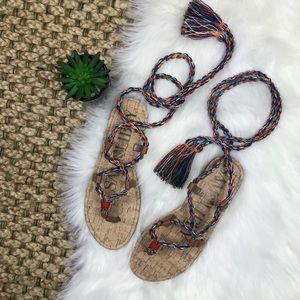 Sam & Libby Basil Twist Wrap Up Sandal